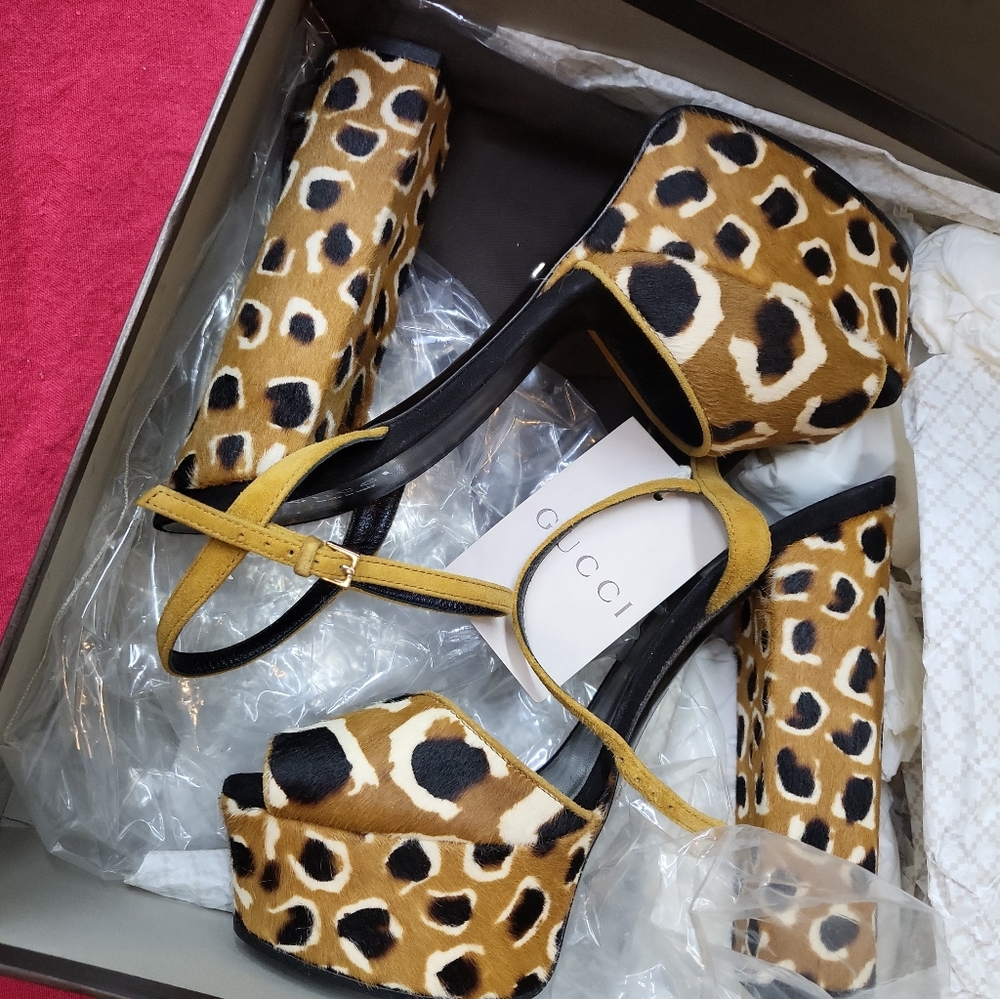 Nice gucci  platform now in style